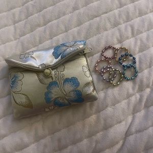 Honora Pearl Stretch Rings, 7 Stackable Rings